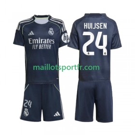 Maillot de Foot Real Madrid Huijsen 24 Enfant Exterieur 2025/26